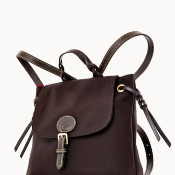 Dooney & Burke Black Nylon Backpack NWT main image 7
